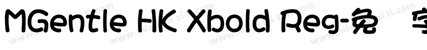 MGentle HK Xbold Reg字体转换